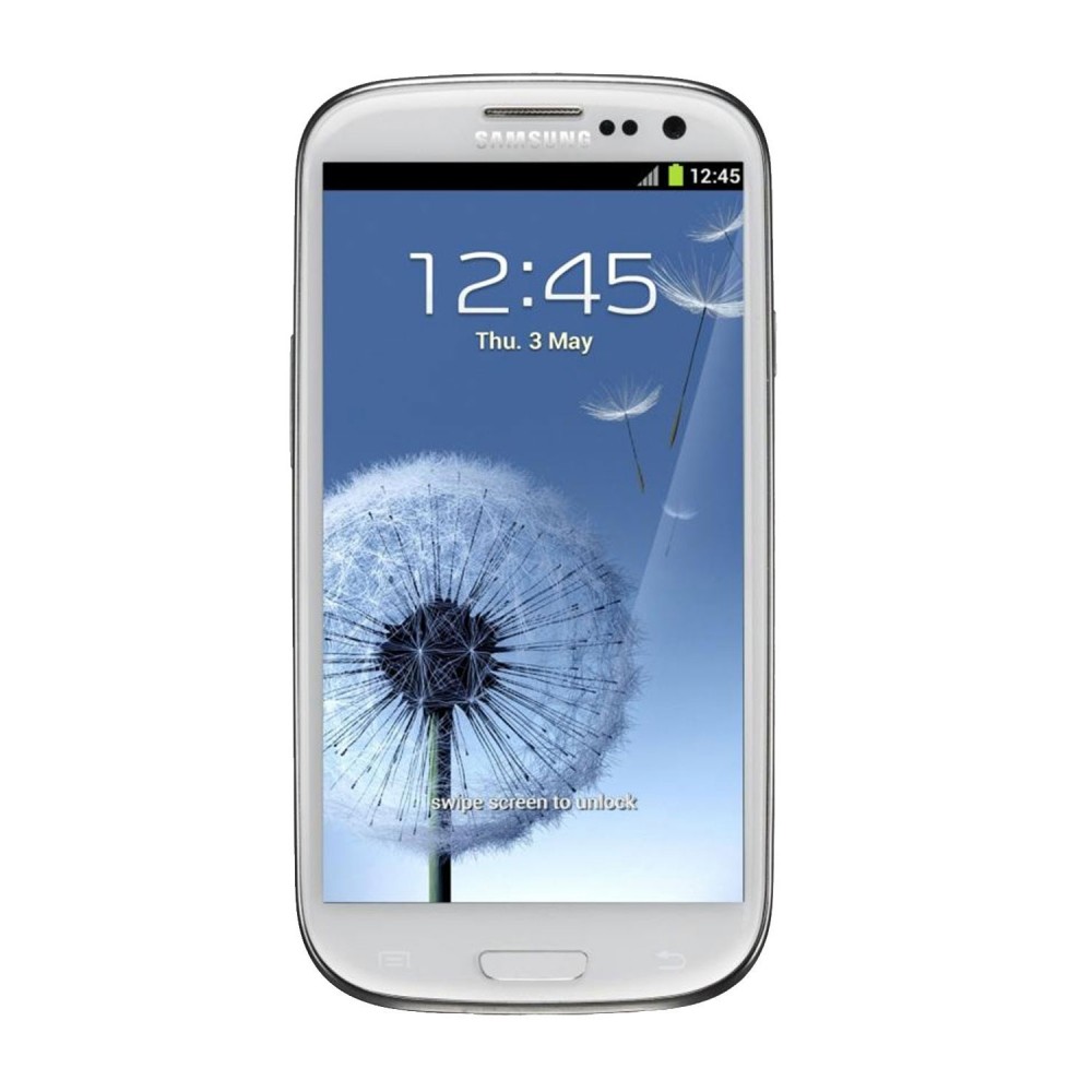 T climax digestion Carcasa cu margine de aluminiu pentru Samsung Galaxy S3 - albastru