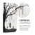 Husa Flip cu design copac pentru Apple iPhone SE (1.Gen 2016) / 5 / 5S - negru_3