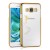 Průhledné pouzdro s designem víla pro Samsung Galaxy A3 - zlatá_1