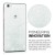 Průhledné pouzdro s designem krajka pro Huawei P8 Lite - krajka bílá_3