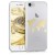 Průhledné pouzdro s designem ananas pro Apple iPhone 7 / 8 / SE (2020)  - průhledná zlatá