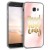 Průhledné pouzdro s designem don't touch my phone pro Samsung Galaxy A5 (2017) - bílá růžová