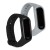 2x Náramek pro Xiaomi Mi Band 3 - černá, stříbrná_1