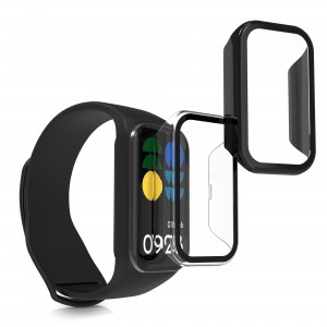 2x Púzdro pre Xiaomi Redmi Band 2 - priehľadná